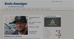 Desktop Screenshot of kreis-anzeiger.de